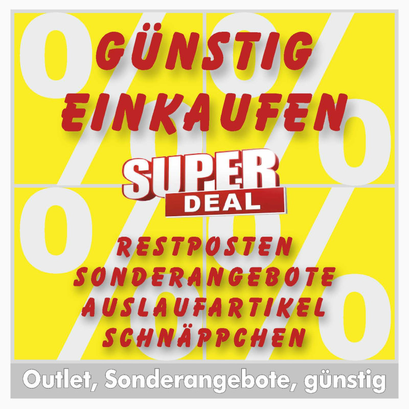 günstige Textilien, Sonderangebote und Restposten