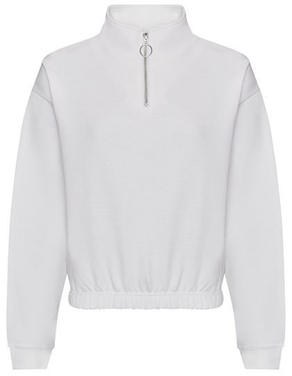 Just Hoods - Women´s Cropped 1/4 Zip Sweat