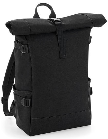 BagBase - Block Roll-Top Backpack