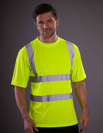 YOKO - Two Band & Brace Hi-Vis T-Shirt