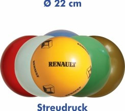Vinyl-Werbeball Ø 22cm · mit Streudruck
