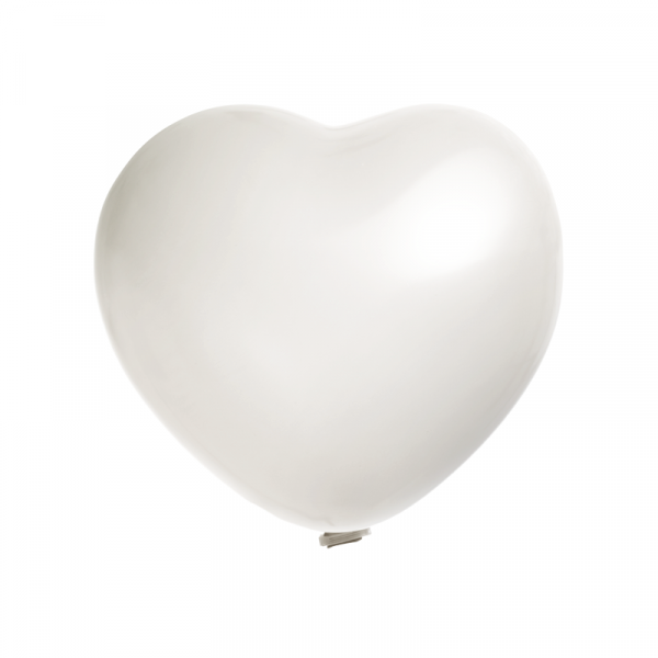Riesen Herzform Luftballon Ø 70 cm unbedruckt