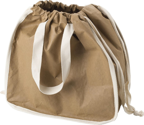 Einkaufstasche aus Kraftpapier Schmirgelpapier