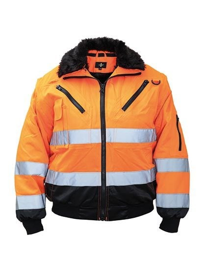 Korntex - Robust 4-in-1 Hi-Vis Pilot Jacket Oslo