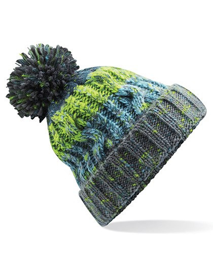 Beechfield - Corkscrew Pom Pom Beanie